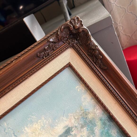 Marty Bell Larkspur Cottage Limited Edition Lithograph Canvas Print #537/900 - Picture 12 of 15